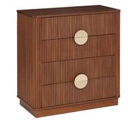 Atmosphera Commode Wany 4 tiroirs marron 80 x 40 cm