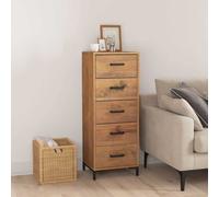 Commode 42x35x110 cm Bois de pin massif buffet armoire latérale vidaXL