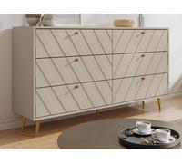 Commode 6 tiroirs - Beige - TEODA de Pascal Morabito