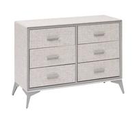Commode 6 tiroirs Granite gris
