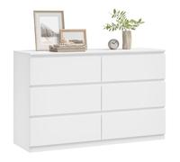WOLTU Commode 6 Tiroirs, Meuble de Rangement