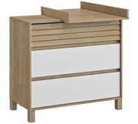 Commode à langer 3 tiroirs avec plan à langer Achille