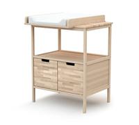 Commode à Langer - AT4 - Ateliers T4 - Bois - 1 étagère - 2 tiroirs