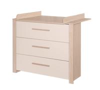 Commode À Langer Évolutive 3 Tiroirs Momo Beige Cashmere - Chêne TU