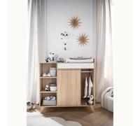 Commode à langer évolutive en bureau - nova blanc TU