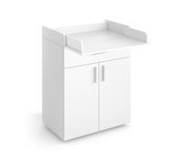 Vicco Commode à Langer Lena, Blanc, 75.2x101.5cm, Convertible en Commode Standard après la période de Change