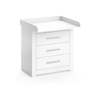 Vicco Commode à Langer Miro, Blanc, 86.6x86.5cm, Convertible en Commode grâce au Plan à Langer Amovible