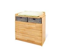 Pinolino - Commode à langer Natura huilé naturel bois massif