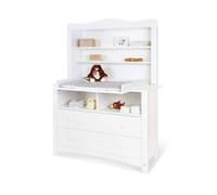 Pinolino Commode à langer Florentina extra large avec étagère L 130 x P 77