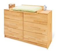 Pinolino Commode à langer Natura bois, extra large naturel
