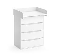 Commode à langer Ruben 83.6x117cm Blanc Vicco