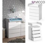 Vicco commode à langer "Ruben", Blanc, 83 x 117 cm
