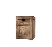 Commode à Roulette - Bois Massif de Palissandre huilé - Nature Grey #713