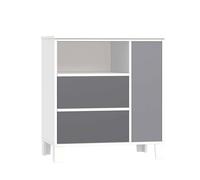 Commode à tiroirs bora gris clair TU