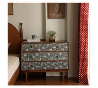 Commode à tiroirs Commode à 3 tiroirs for chambre à coucher, commode de 86,4 cm de haut, commode et commodes en bois, commodes rétro for chambre d'enfant, salon, chambre d'enfant, couloir, entrée