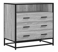 vidaXL Commode Sonoma Gris 70x41x70 cm Bois d'ingénierie