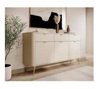 Selsey Oval - Commode à Trois Portes avec tiroirs - 163,5 cm - Beige