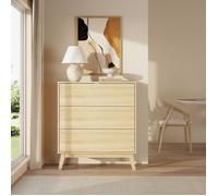 Commode Aastmabospoo 90 x 80 x 40 cm effet chêne clair