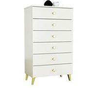Commode AKORD MOBI Cachemire 60 cm 6 tiroirs façade Cachemire 60x37x104 cm Cachemire