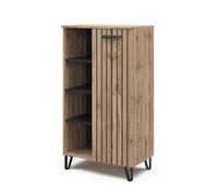 commode Amber, 60.2 x 110 cm avec 1 porte, Marron, Vicco