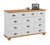 Commode apothicaire chiffonnier 11 tiroirs pin massif