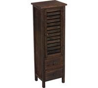 Commode Armoire, 90x30x25cm, look shabby, vintage ~ brun