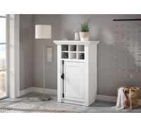 Commode Armoire Buffet Rangement Westerland Pin Blanc 890494