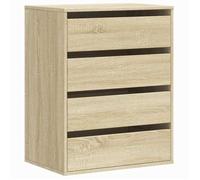 Commode Armoire d'angle - mango - chêne sonoma - 60x41x76 cm - bois d'ingénierie M168