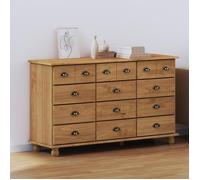 Commode ASKIM 79x40x133.5 cm Bois massif de pin