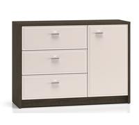 Commode Avante Buffet Moulin Chêne Foncé Cachemire Brillant Largeur Choisissable