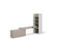 Commode avec bureau et étagère large - MANON