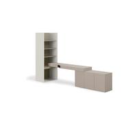 Commode avec bureau et étagère large - MANON