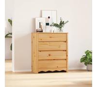 Chambre De Tiroirs Vidaxl """"Drammen"""" 76,5x40x91 Cm En Bois Massif De Pin