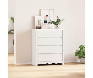 Commode avec tiroir avec stockage Drammen Bois de pin massif Mobilier vidaXL vid