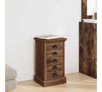 Commode avec tiroir avec stockage Marron Bois de teck massif salon vidaXL vidaXL