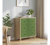 Commode avec tiroir Sonoma Bois d'ingénierie Rangement chambre maison vidaXL vid