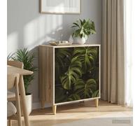 Commode avec tiroir Sonoma Bois d'ingénierie Rangement chambre maison vidaXL vid