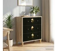 Commode avec tiroir Sonoma Bois d'ingénierie Rangement chambre maison vidaXL vid