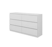Vicco Commode avec tiroirs Calisto, Blanc, 39x78.5cm