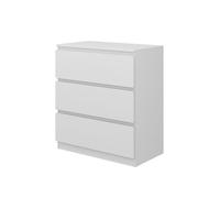 Vicco Commode Calisto, Blanc, 39x78.5cm, pour Le Rangement de vêtements et d’Objets du Quotidien