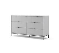 Vicco Commode avec tiroirs Eliza, Gris, 42x81cm