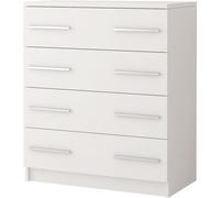 Commode avec tiroirs poignées argentées chambre d'enfant EGA I 4S 02