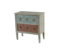 Commode Aveiro armoire table d'appoint, vintage, shabby chic, 80x79x40cm Multicolore G