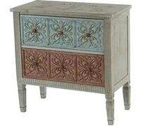 Commode Aveiro armoire table d'appoint, vintage, shabby chic, 80x79x40cm