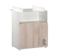 BABYPRICE Commode a Langer Lapinou 2 portes - 1 Niche