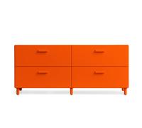 Commode bas avec pieds Relief 123x46,6cm WxHxD 123x46,6x41cm