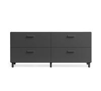 Commode bas avec pieds Relief 123x46,6cm WxHxD 123x46,6x41cm