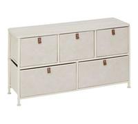 5five – Commode basse Tissa – 5 tiroirs – Beige