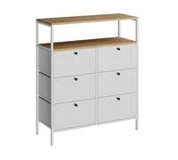 Vicco Commode Belaro, Blanc, 80x95cm