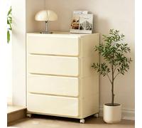 Commode Blanche Avec 3/4 Tiroirs Hauteur 71 Cm/97,5 Cm Beaucoup D'espace De Rangement Armoire Commode Armoire À Tiroirs, Commode À Linge Buffet Pour Chambre À Coucher Salon Couloir Bureau B,68*45*91.5CM